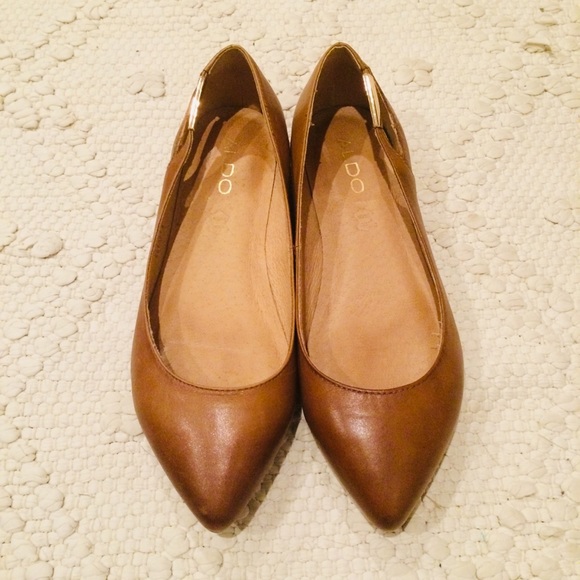 ALDO Genuine Leather Flats - Size 6.5 - Picture 2 of 6